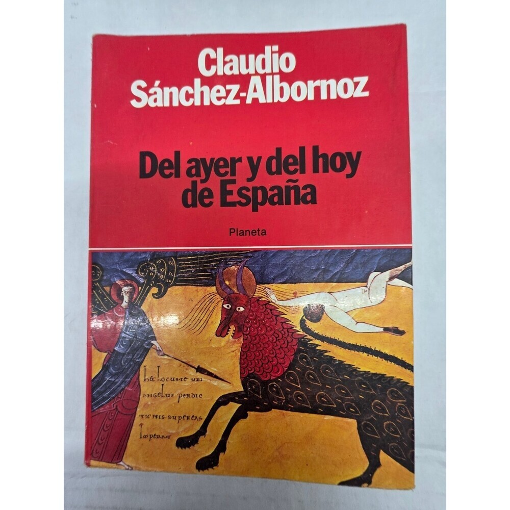 Del ayer y del hoy de España Sánchez-Albornoz 1980 First Ed. History Planeta